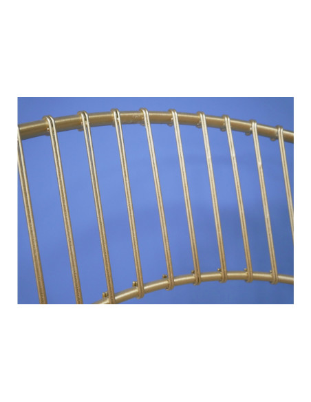 Fauteuil de jardin rétro en métal