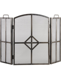 Pare-feu de cheminée en fer...