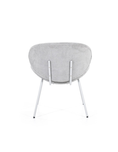 Fauteuil lounge rembourré en tissu