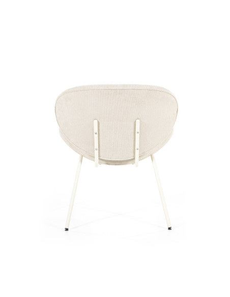 Fauteuil lounge rembourré en tissu