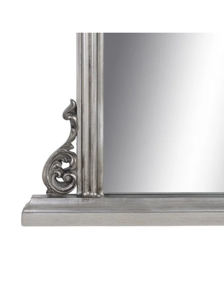 Grand miroir patine vieillie avec moulures