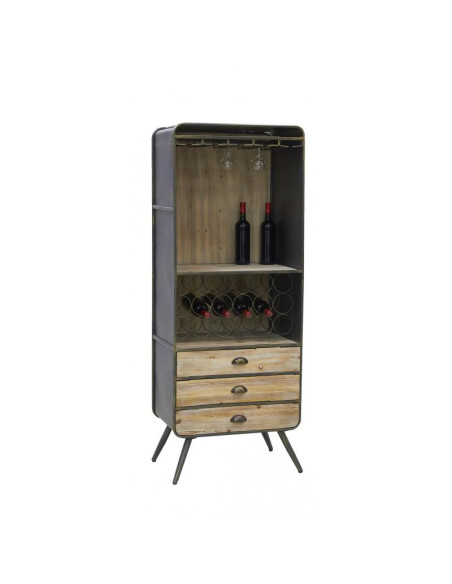 Meuble range bouteilles industriel Vino de chez Dutchbone