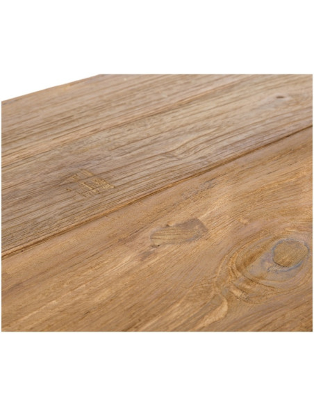Table de jardin en teck rustique Napoli