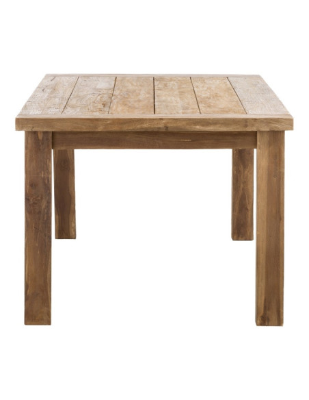 Table de jardin en teck rustique Napoli