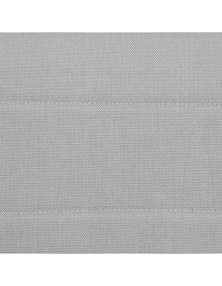 Ensemble de jardin en aluminium et tissu gris clair