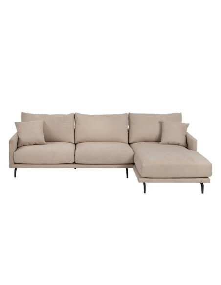 Canapé d'angle confortable avec méridienne