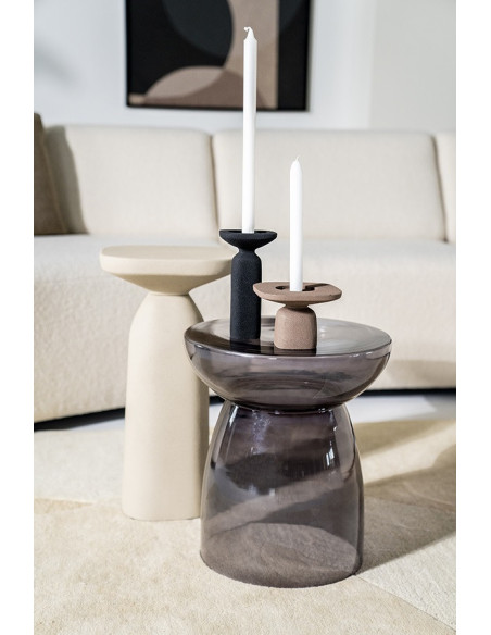 Table d'appoint en verre Koti
