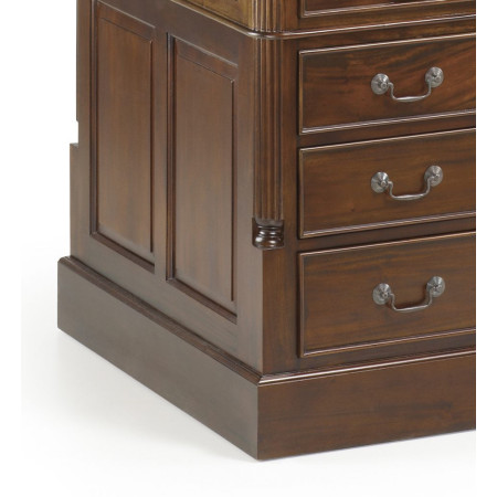 Bureau de ministre vintage en bois...