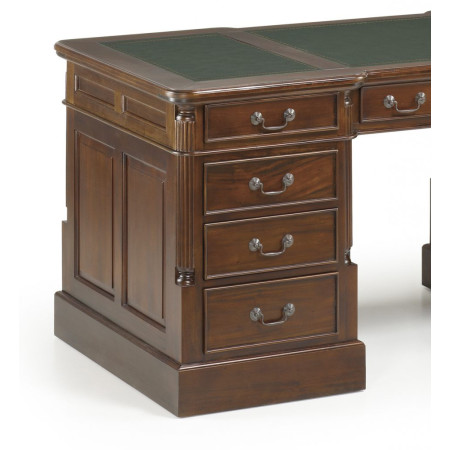 Bureau de ministre vintage en bois...