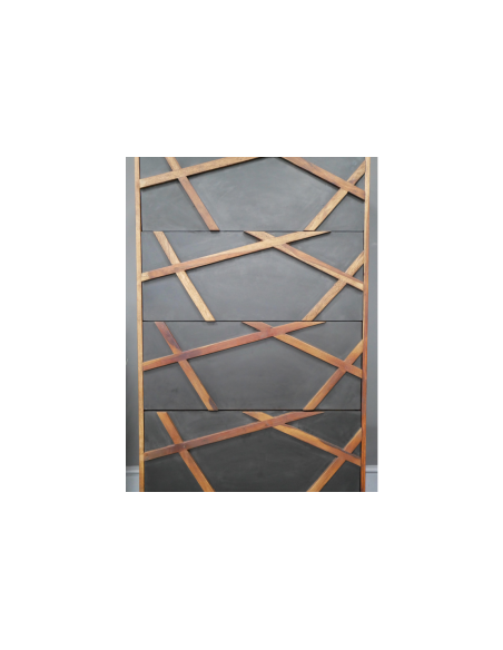 Commode 4 tiroirs en bois massif Léo