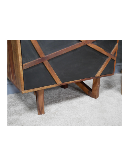 Commode 4 tiroirs en bois massif Léo