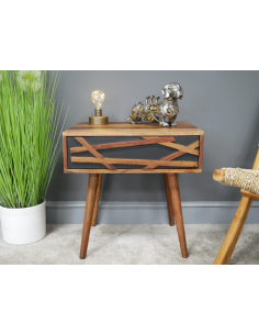 Table de chevet en bois...