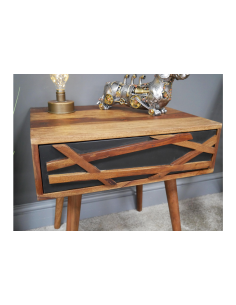 Table de chevet en bois... 2