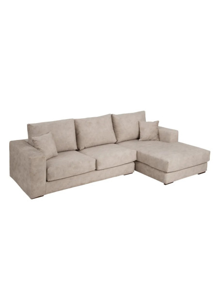 Grand canapé moderne avec méridienne déhoussable