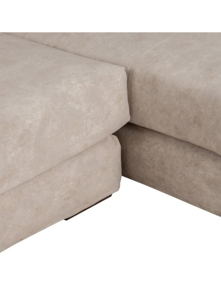 Grand canapé moderne avec méridienne déhoussable