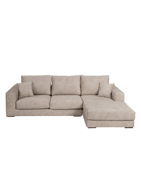 Grand canapé moderne avec méridienne déhoussable