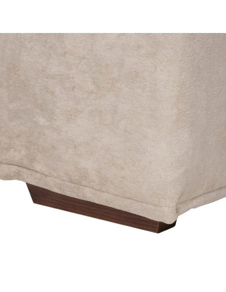 Canapé moderne en tissu beige déhoussable