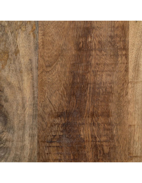 Meuble de rangement en manguier et métal 2 portes et 3 tiroirs