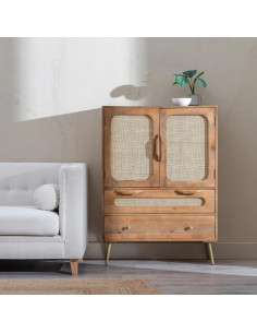 Armoire en manguier et...