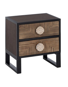 Table de chevet bois et... 2