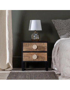 Table de chevet bois et...