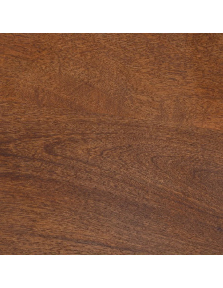 Table de repas carrée en manguier teinté