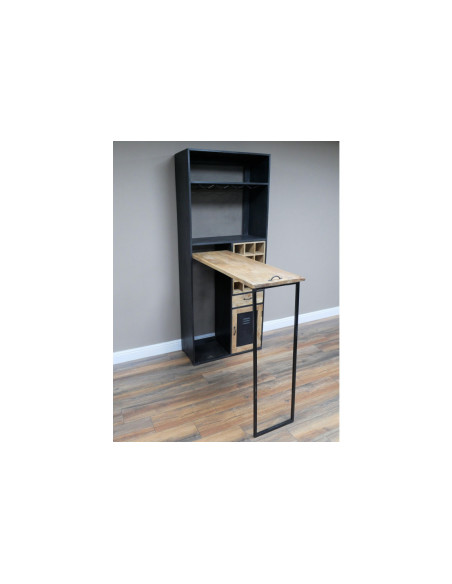 Armoire bar modulable avec casiers à bouteilles