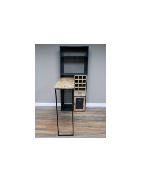 Armoire bar modulable avec casiers à bouteilles