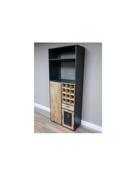 Armoire bar modulable avec casiers à bouteilles