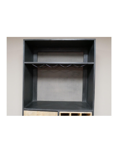 Armoire bar modulable avec casiers à bouteilles