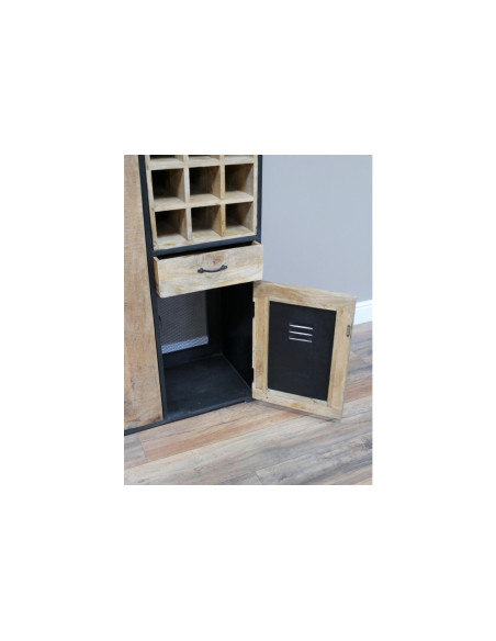 Armoire bar modulable avec casiers à bouteilles