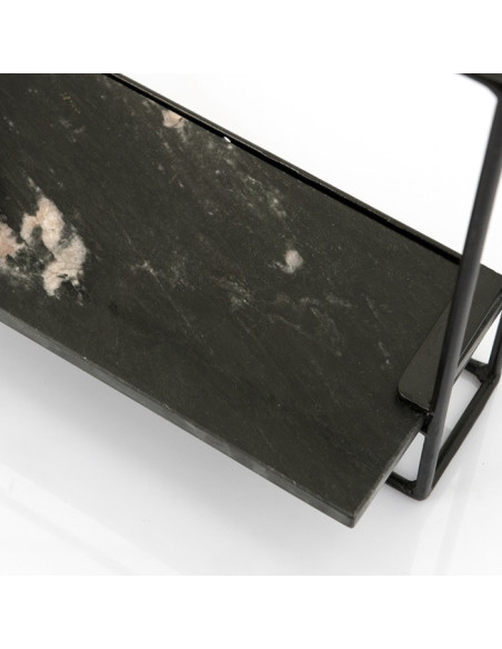 Etagère murale marbre et métal Shelly