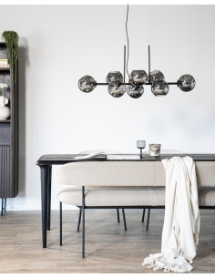 Banquette de repas en tissu...