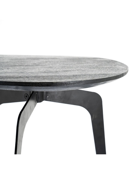 Table d'appoint en manguier et métal Kenji