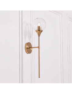 Applique rétro boule verre...