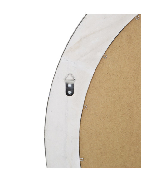 Miroir en bois beige blanchi Dakota