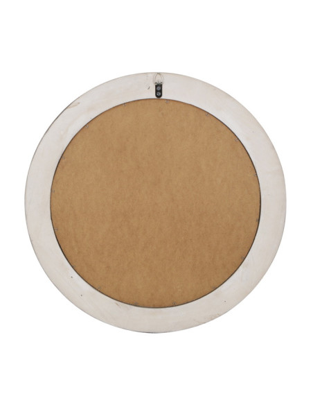 Miroir en bois beige blanchi Dakota