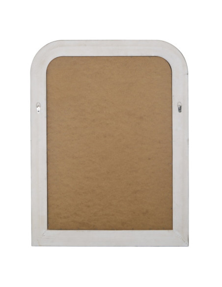 Miroir Napoléon III en bois beige blanchi Dako