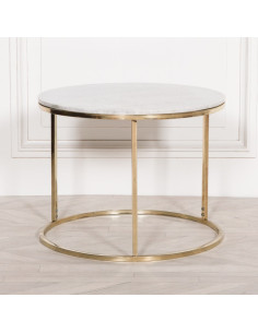 Table basse ronde en marbre... 2