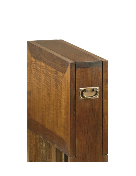 Table d'appoint pliable en bois massif de mindi