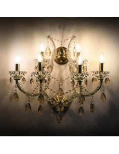 Applique murale à pampilles...