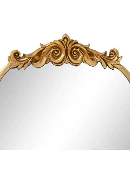 Miroir style ancien avec ornement couleur or