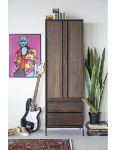 Armoire haute avec deux...