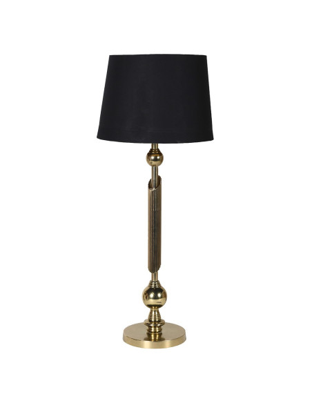 Lampe élégante avec abat-jour lin noir