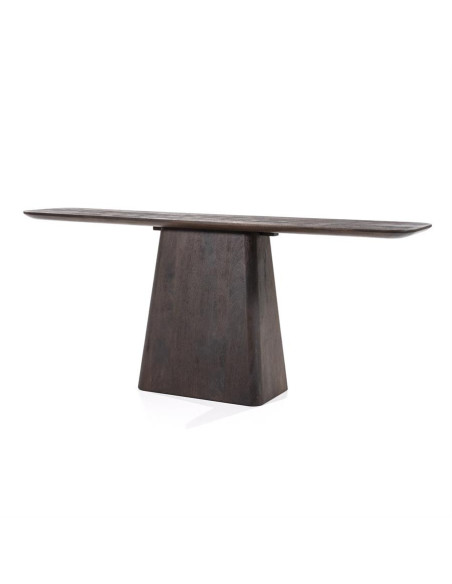 Console design en bois massif 180 cm Aron