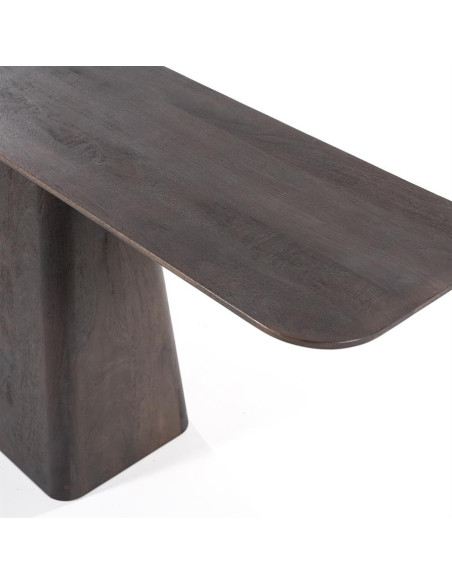 Console design en bois massif 180 cm Aron