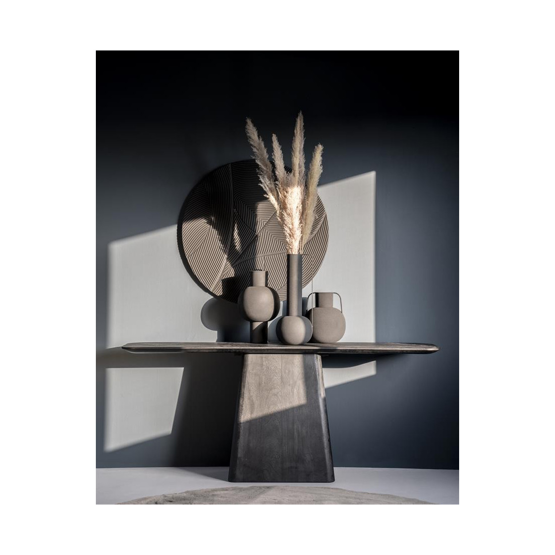 Console Design bois massif de manguier Aron