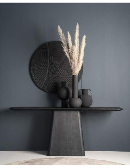 Console design en bois massif 180 cm Aron