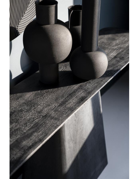 Console design en bois massif 180 cm Aron