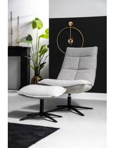 Fauteuil relax avec pouf...